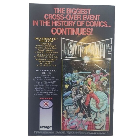 DEATHMATE COMIC  #Prologue - IMAGE, 1993 - Picture 2 of 6